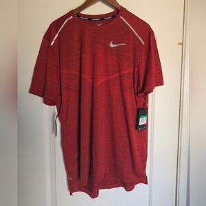 Nike TechKnit Cool Ultra Running Short Sleeve xl men's Red